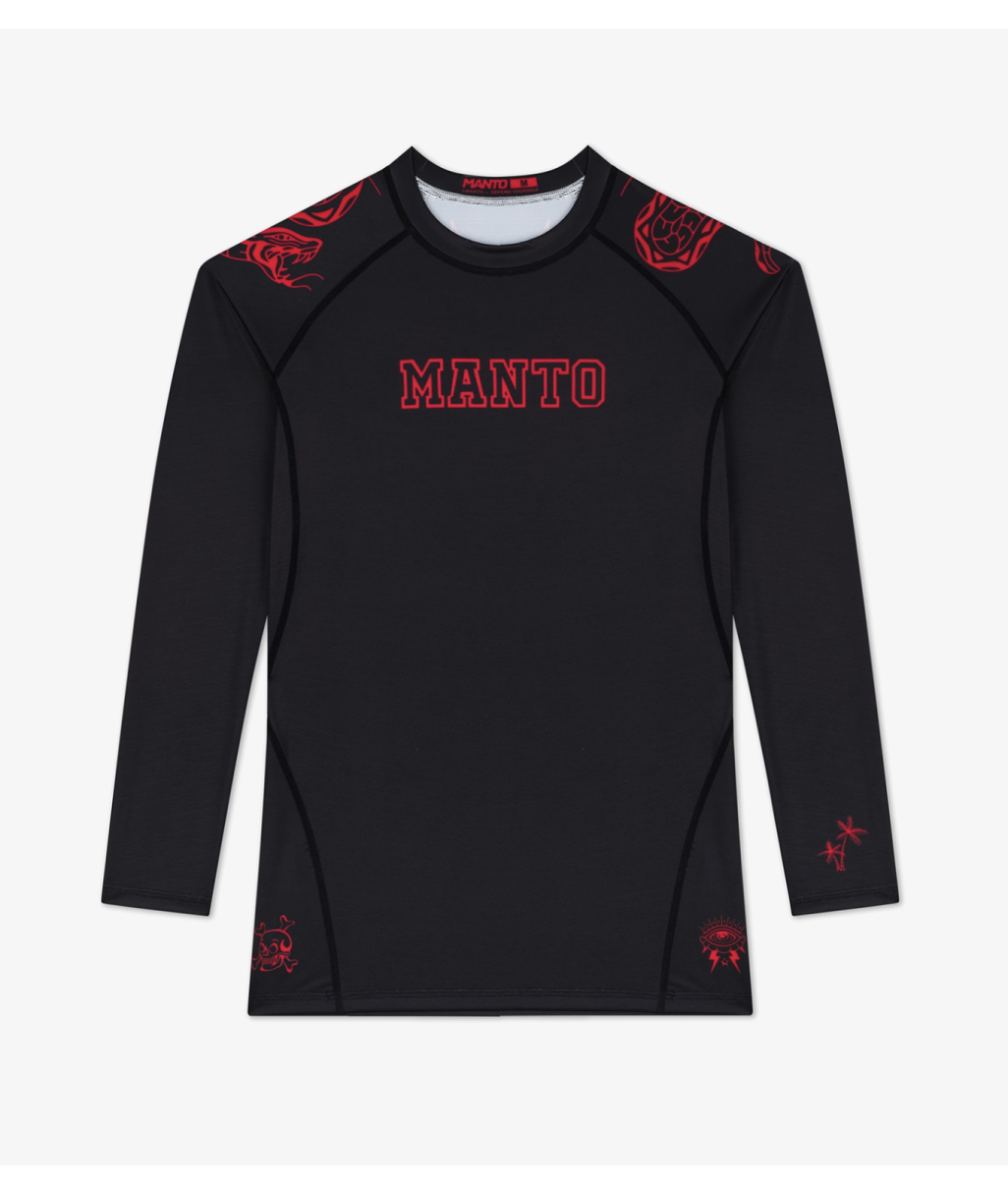 Рашгард MANTO long sleeve rashguard MIKO black фото