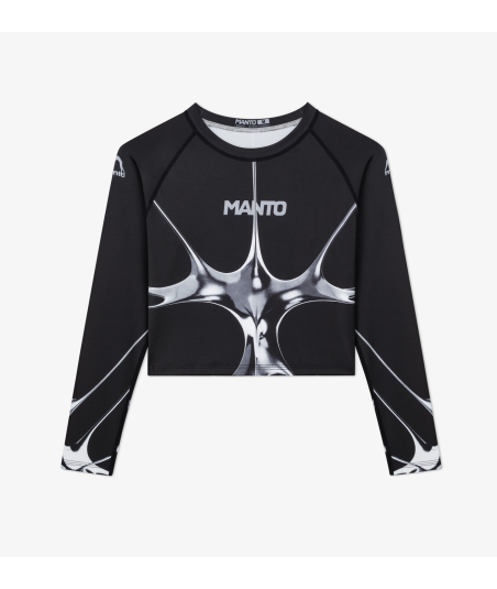 Жіночий Рашгард MANTO rashguard CHROME black фото
