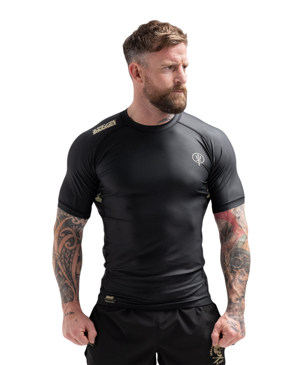 Рашгард SCRAMBLE x Thrudark Enshu MK1 Rashguard – Short Sleeved THRUXSCRRASHSS1 фото