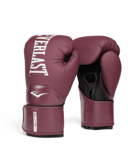 Боксерські рукавиці Everlast ELITE 2 BOXING GLOVE Burgundy UNI P00003301/2 фото