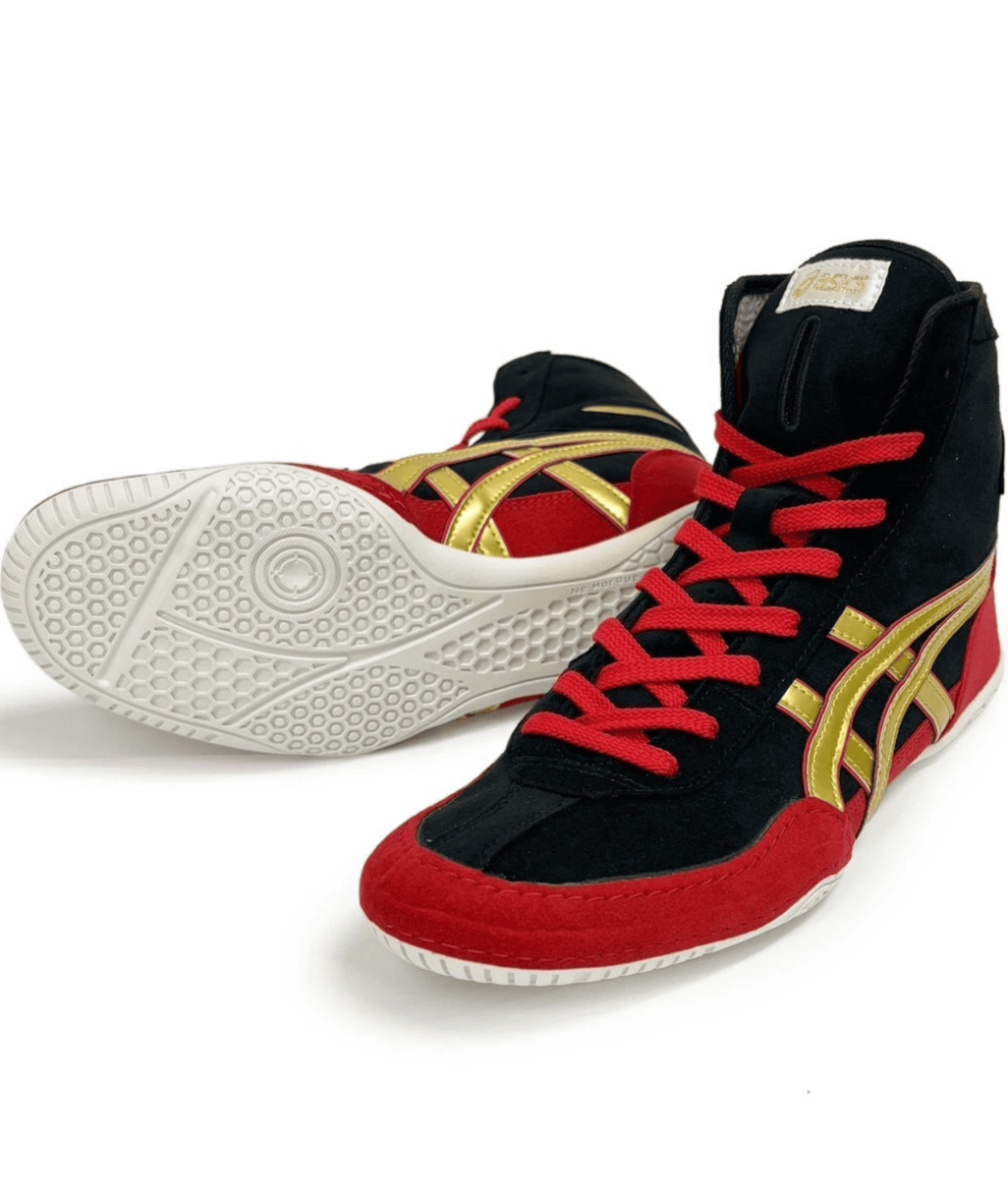 Борцовки Asics Tiger EX-EO TWR900 Japan Black/Red/Gold 1083A001-XAS фото