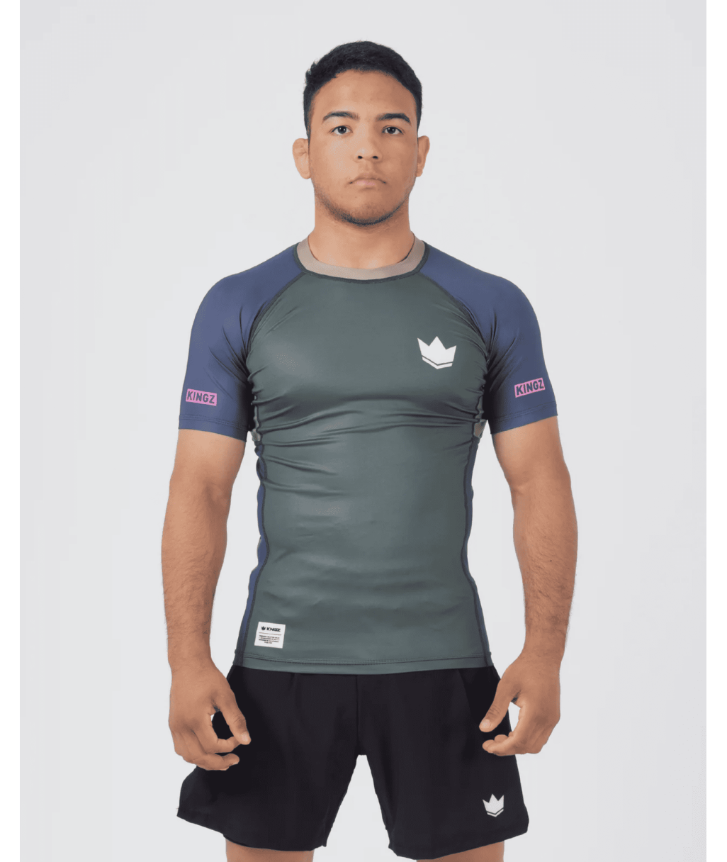 Рашгард KINGZ Draft Rashguard – Storm Blue фото