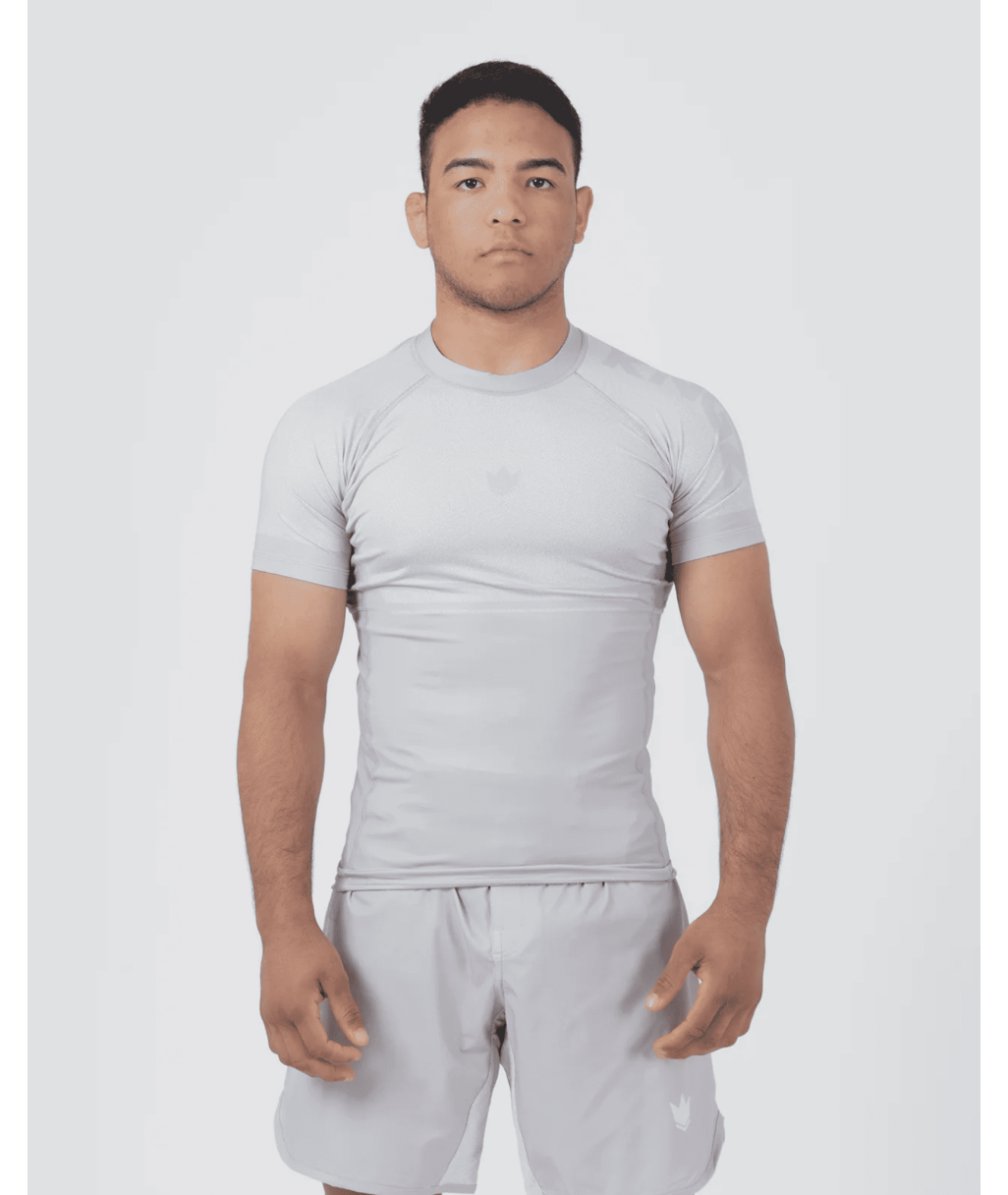 Рашгард KINGZ Ghost Rashguard – Light Gray фото