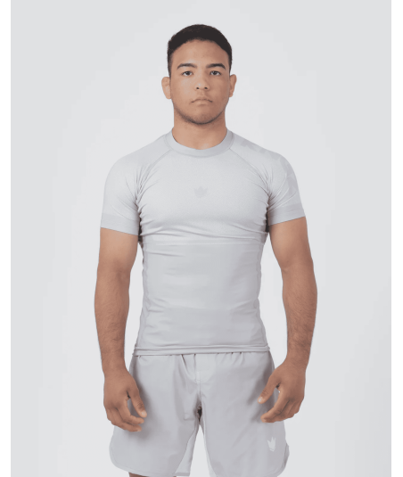 Рашгард KINGZ Ghost Rashguard – Light Gray фото