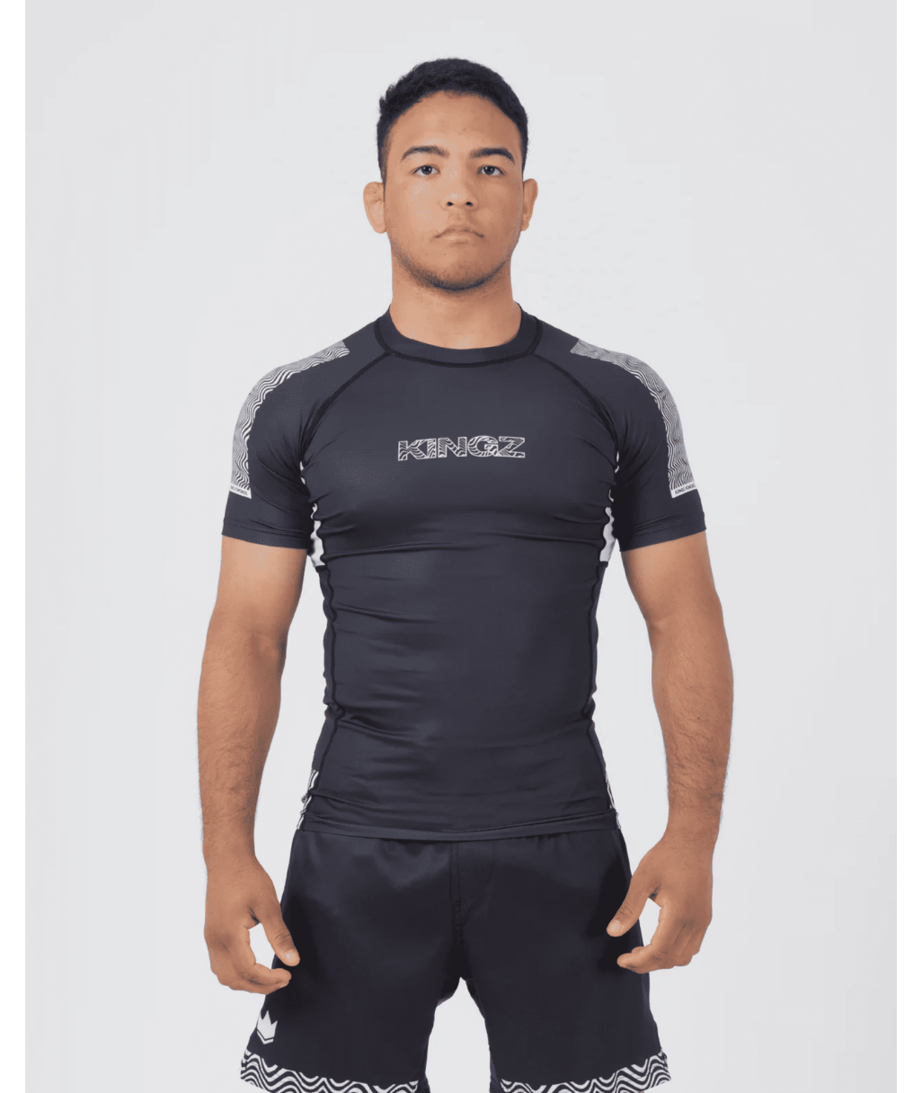 Рашгард KINGZ Flow Rashguard – Black фото