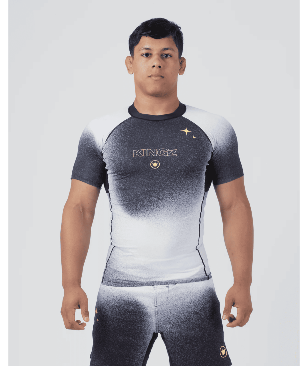 Рашгард KINGZ Galaxy Rashguard – Black/Galaxy фото