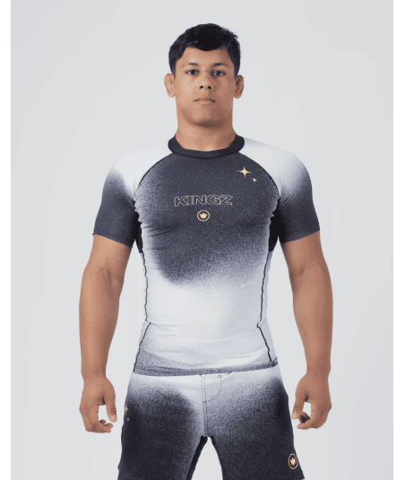 Рашгард KINGZ Galaxy Rashguard – Black/Galaxy фото