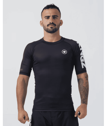 Рашгард KINGZ Kore V2 Short Sleeve Rashguard – Black фото
