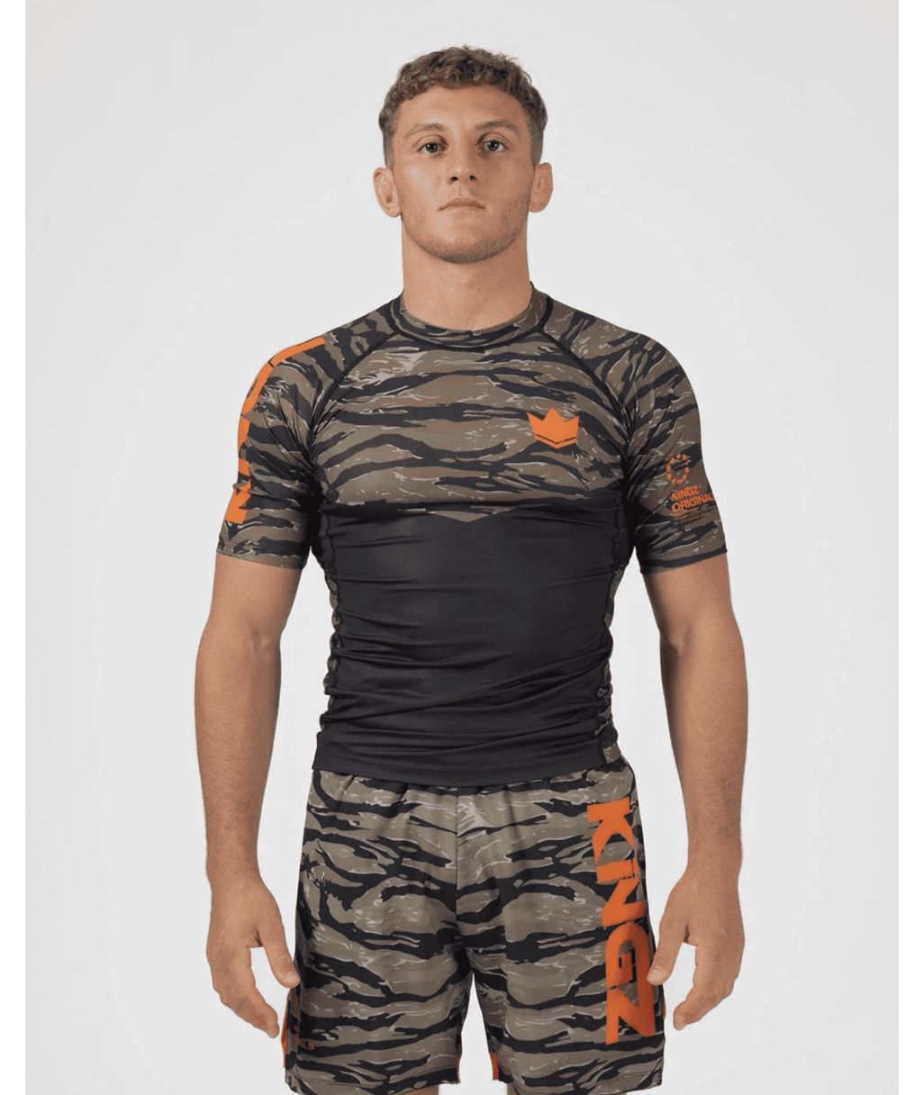 Рашгард KINGZ Always Hunting Rashguard – Green/Camo фото