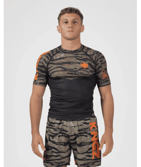 Рашгард KINGZ Always Hunting Rashguard – Green/Camo фото