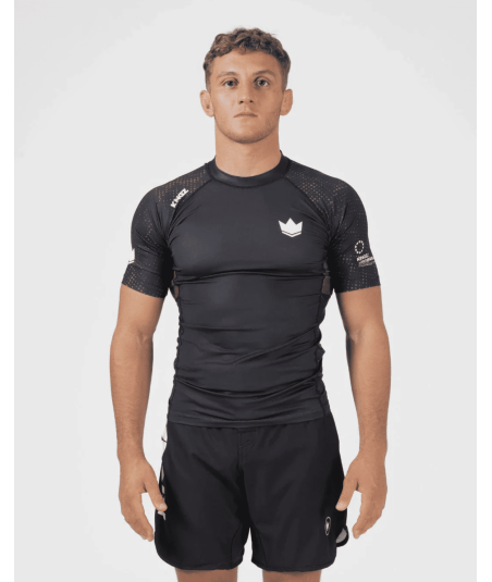 Рашгард KINGZ Ranked Performance V3 S/S Rashguard – Brown фото