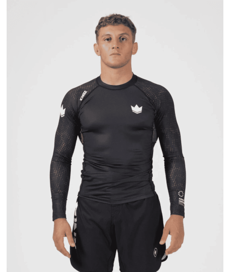 Рашгард KINGZ Ranked Performance V3 L/S Rashguard – Brown фото