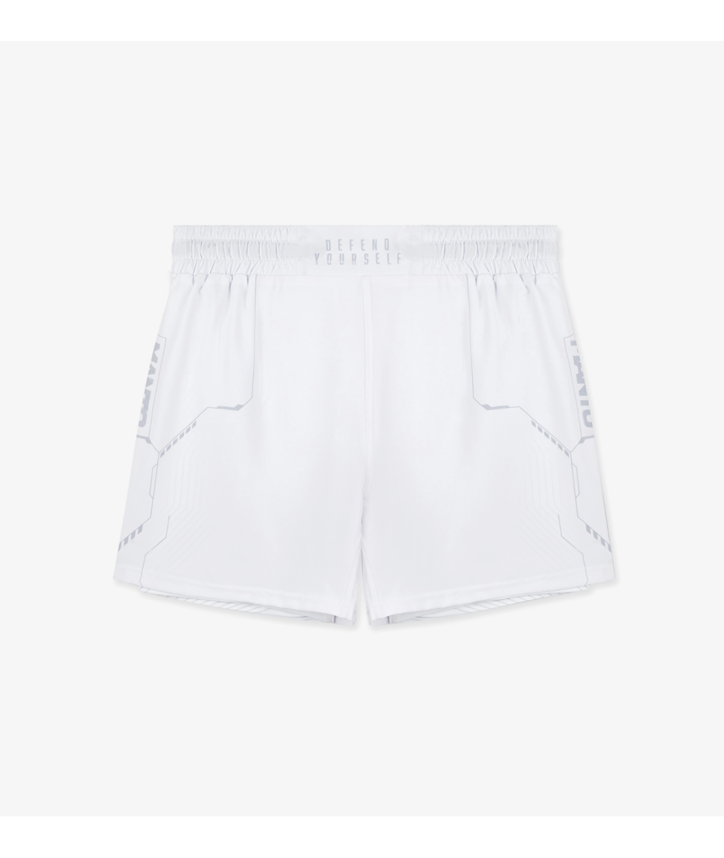 Шорти MANTO fight shorts SHIELD white фото