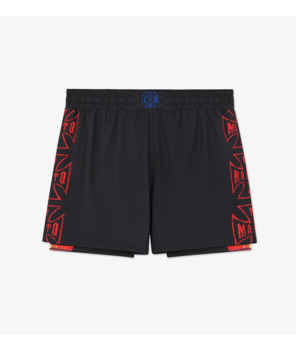 Шорти MANTO fight shorts IVO 2.0 Black фото