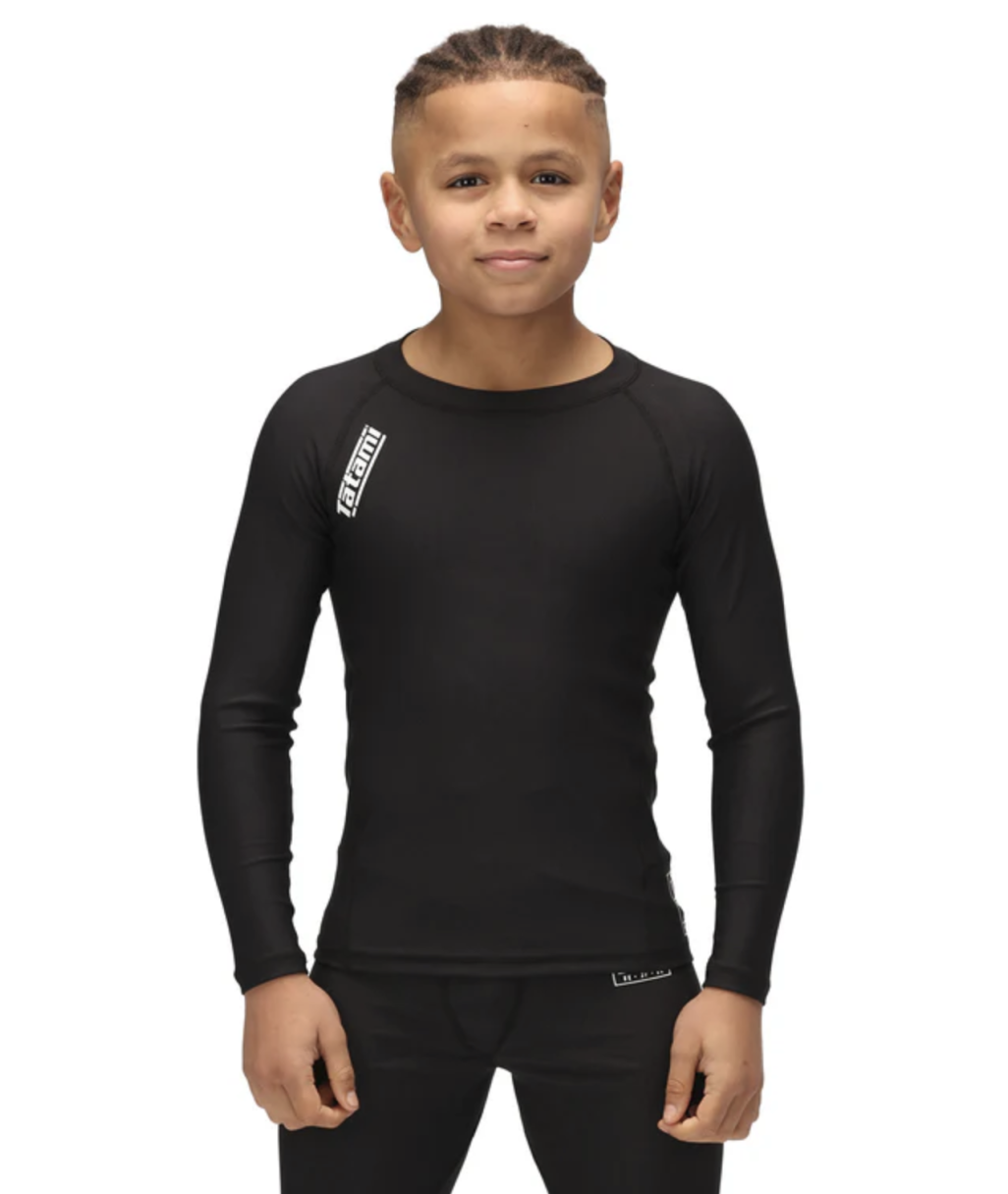 Дитячий Рашгард TATAMI Kids Nova Rash Guard - Black фото