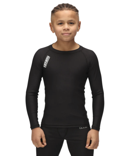 Дитячий Рашгард TATAMI Kids Nova Rash Guard - Black фото