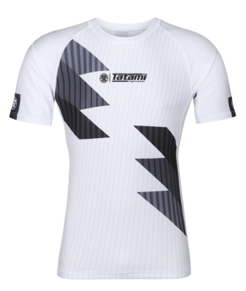 Рашгард TATAMI Abstract Rash Guard - White & Grey фото