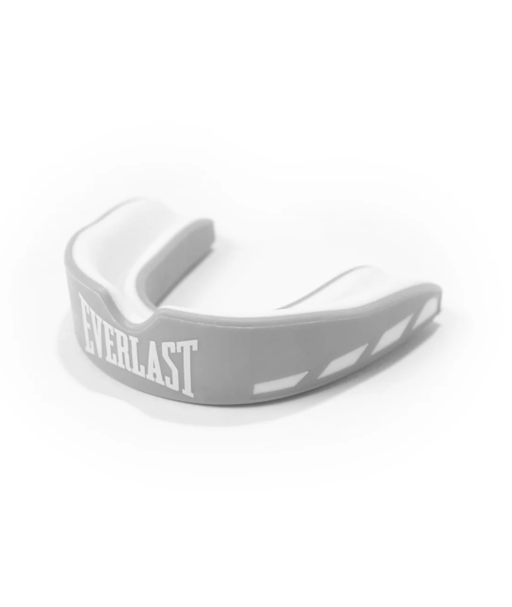Капа для боксу Everlast EVERSHIELD SINGLE MOUTH GUARD Grey/White UNI фото