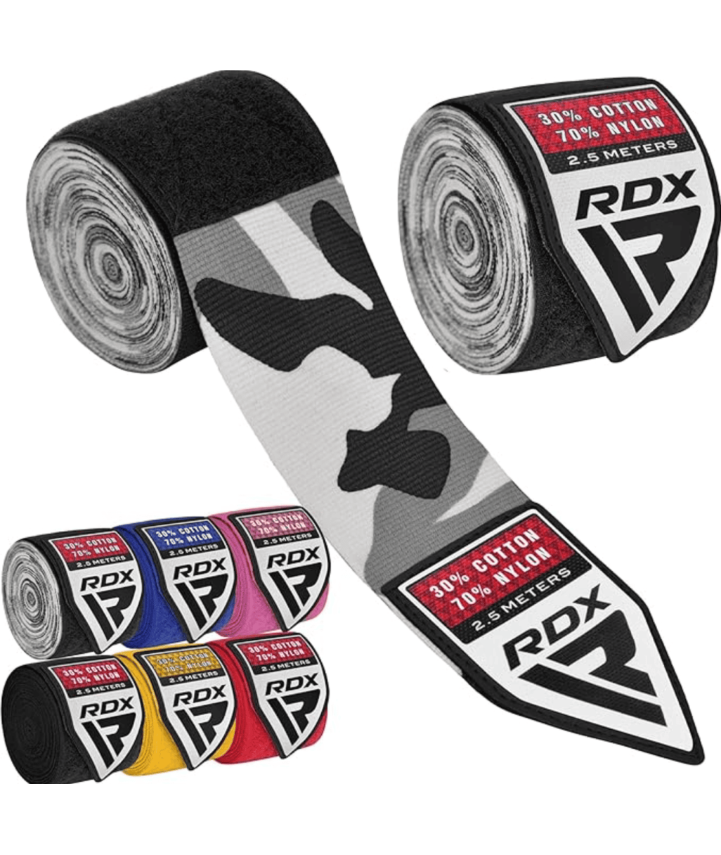 Дитячі Бинти RDX HAND WRAPS 2.5 kids - Camo Grey HWJ-CG фото