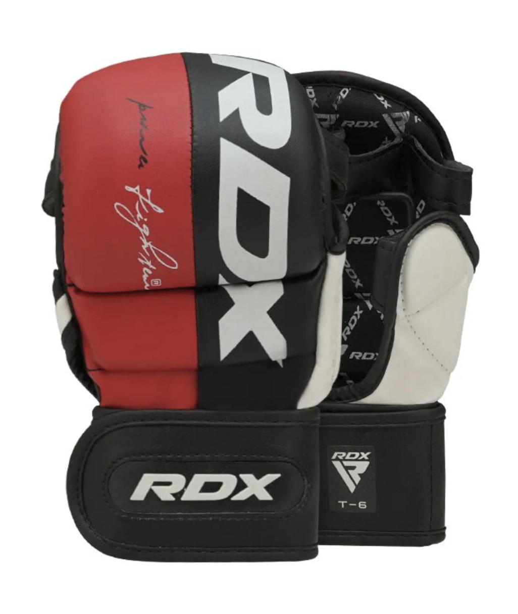 Рукавиці для ММА RDX T6 MMA Sparring Gloves - Red GGR-T6R фото