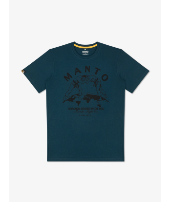 Футболка MANTO t-shirt HORIZON navy blue