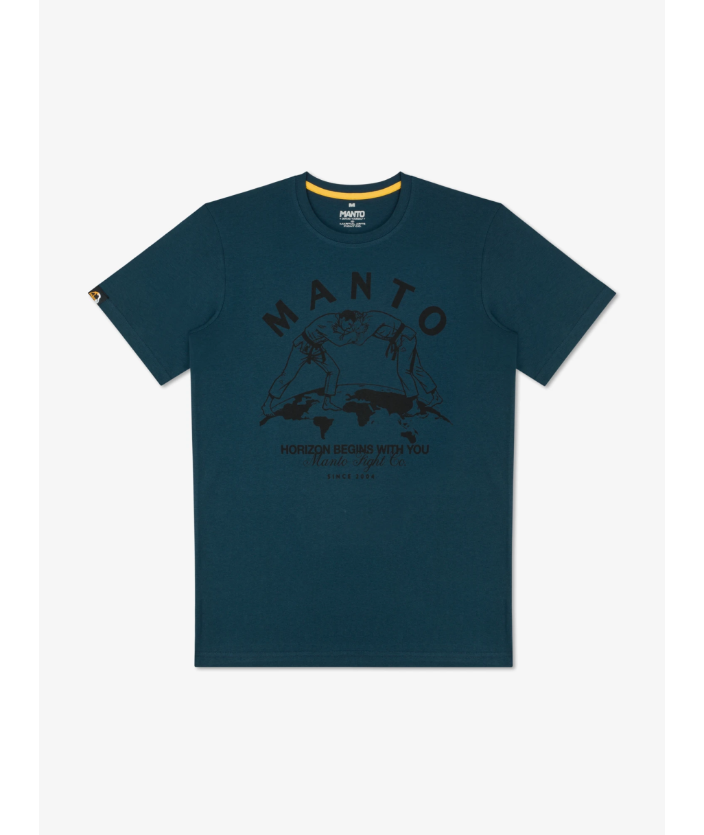 Футболка MANTO t-shirt HORIZON navy blue
