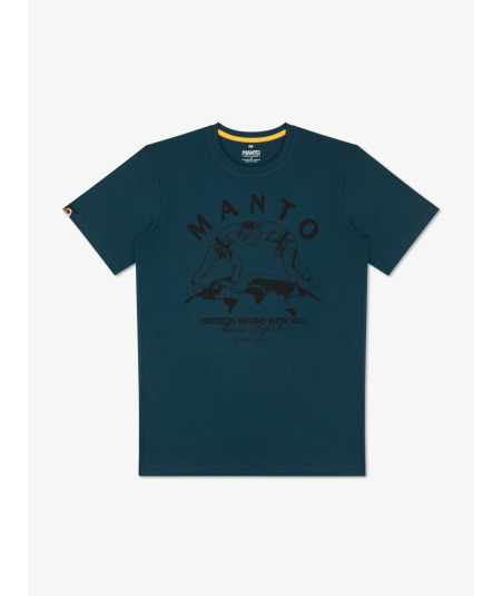 Футболка MANTO t-shirt HORIZON navy blue