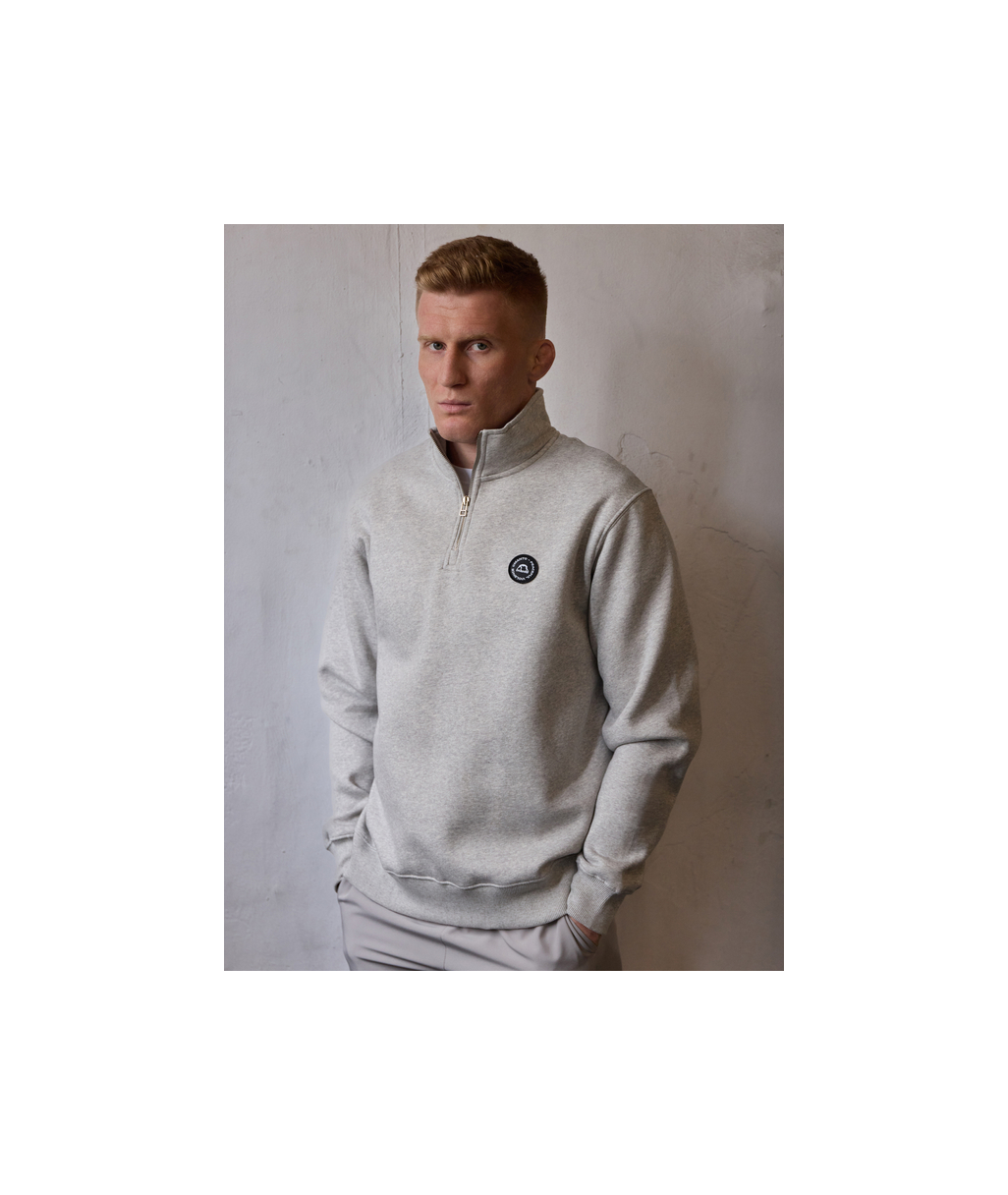Толстовка MANTO sweatshirt CIRCLE heather gray