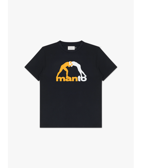 Футболка MANTO kids t-shirt LOGO black детская