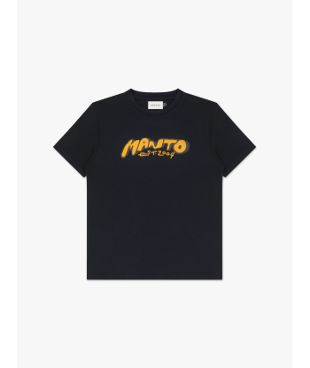 Футболка MANTO kids t-shirt MARKER black детская