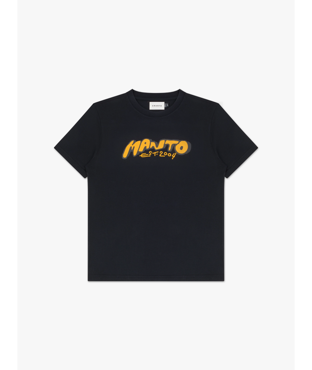 Футболка MANTO kids t-shirt MARKER black дитяча
