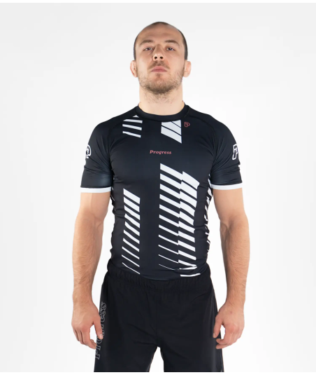 Рашгард PROGRESS Ranked Rashguard 2026 - White/Black