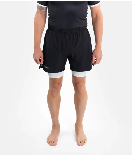 Шорты PROGRESS Academy + Hybrid Shorts - Black/White