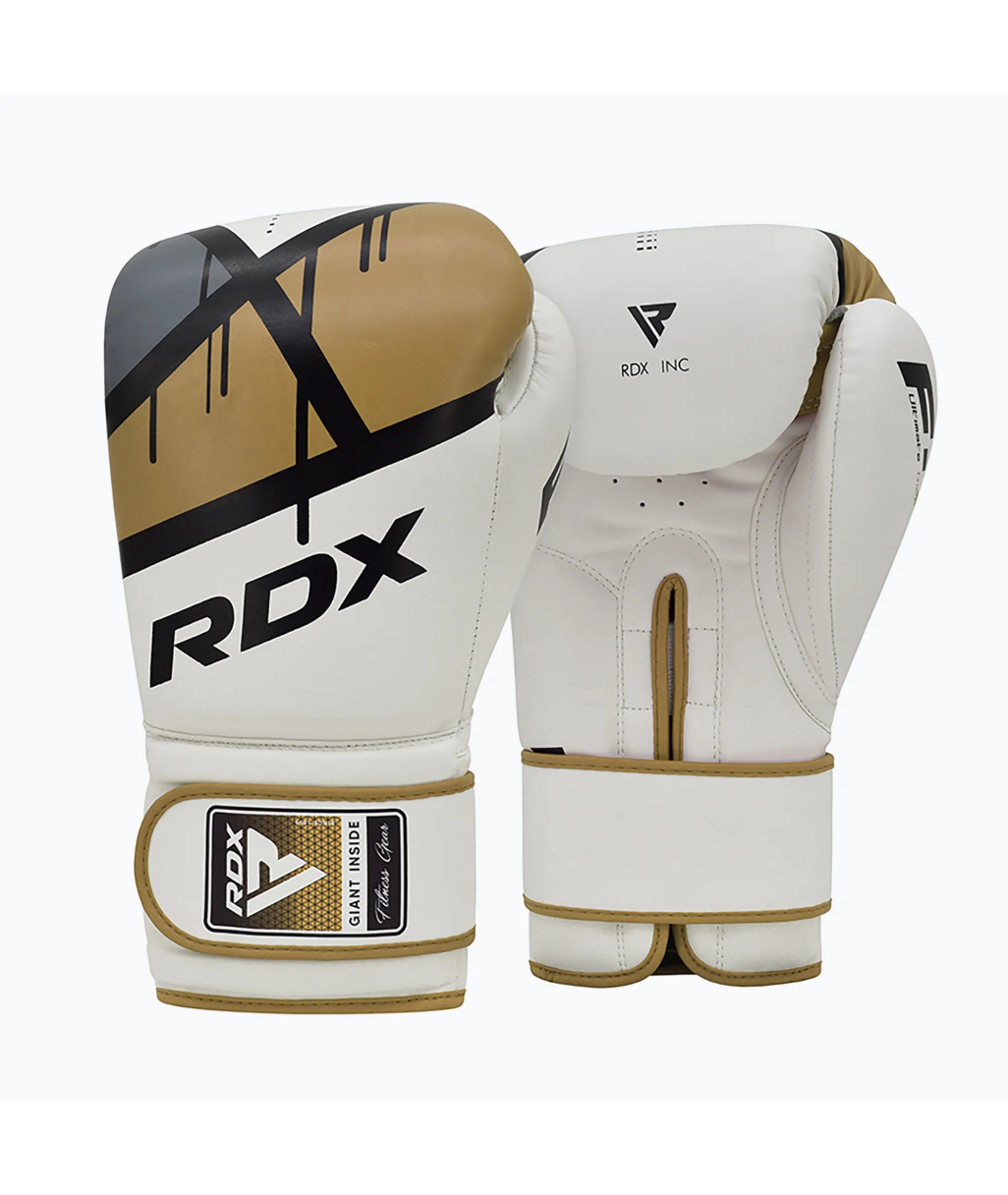 Боксерські рукавиці RDX BGR-F7 Boxing Sparring Gloves - Golden  BGR-F7GL