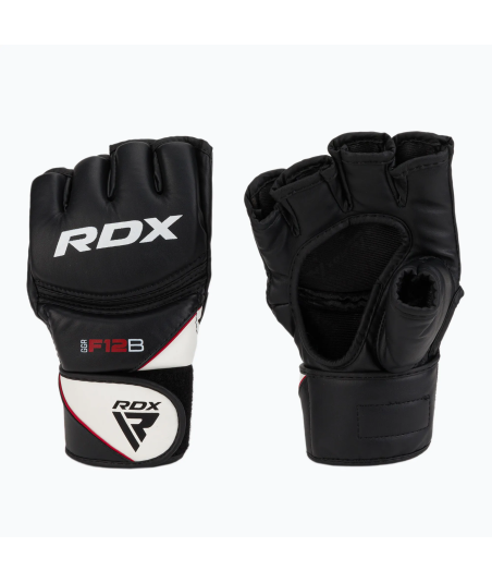 Рукавиці для ММА RDX New Model Sparring Gloves - black, white  GGR-F12B