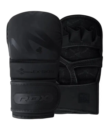 Рукавиці для MMA RDX T15 Noir Sparring Gloves - Black  GSR-T15MB