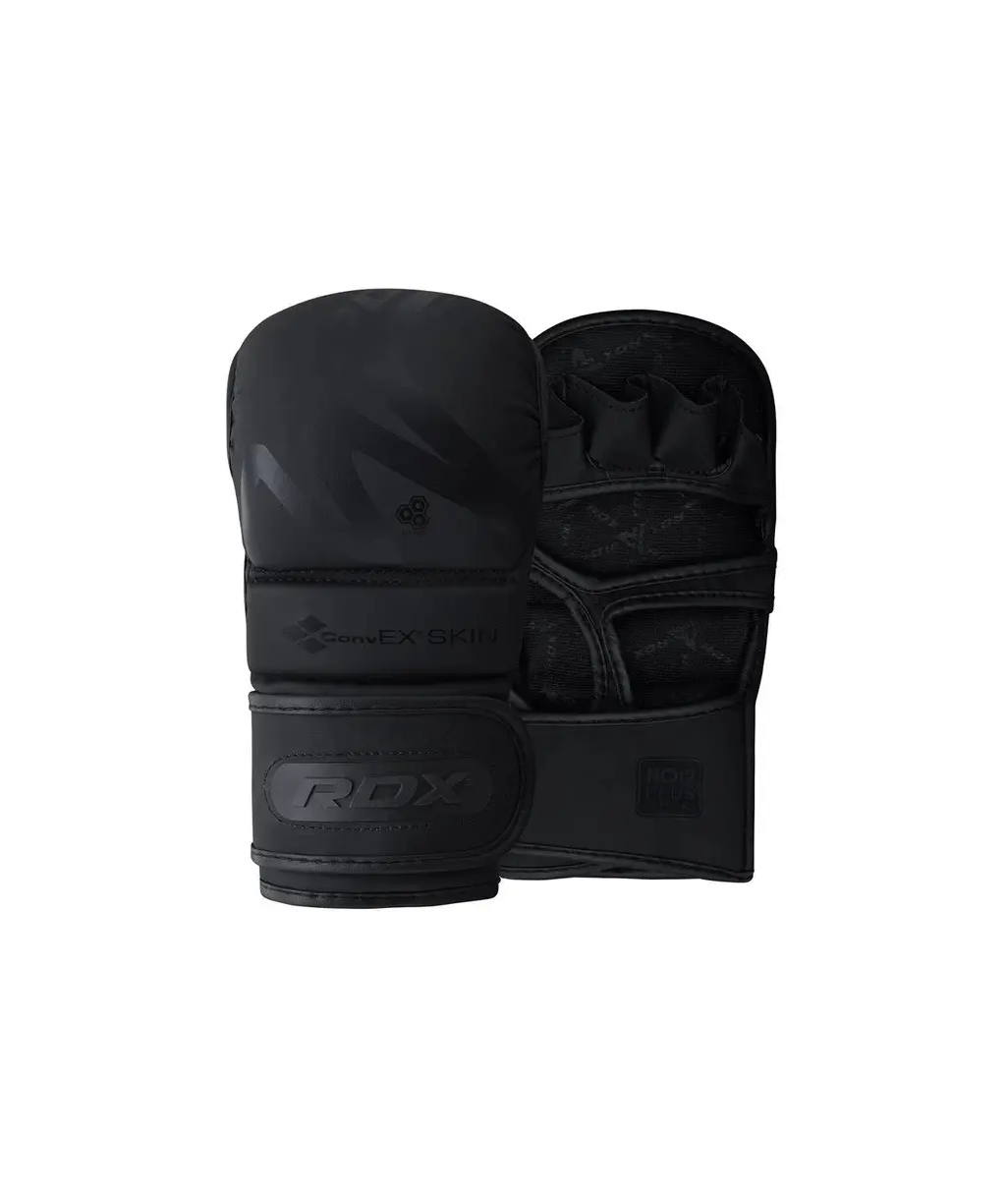 Рукавиці для MMA RDX T15 Noir Sparring Gloves - Black  GSR-T15MB