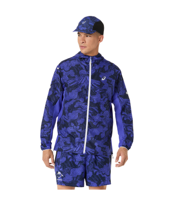 Вітровка ASICS FUJITRAIL PACKABLE JACKET COBALT BURST/INDIGO BLUE/CREAM 2011D524-400