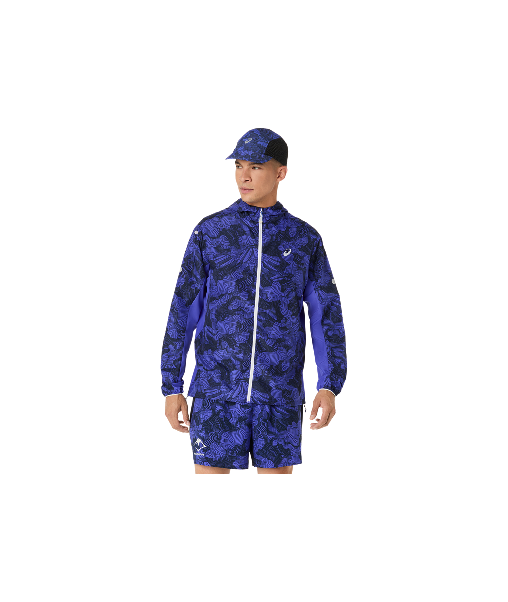 Вітровка ASICS FUJITRAIL PACKABLE JACKET COBALT BURST/INDIGO BLUE/CREAM 2011D524-400
