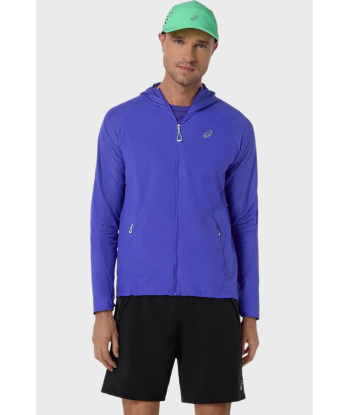 Вітровка ASICS ROAD PACKABLE JACKET COBALT BURST/ILLUMINATE GREEN 2011D084-403