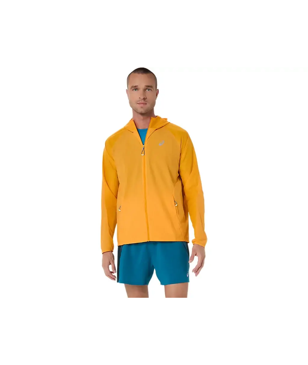 Вітровка ASICS ROAD PACKABLE JACKET YAMABUKI/AEGEAN BLUE 2011D084-800