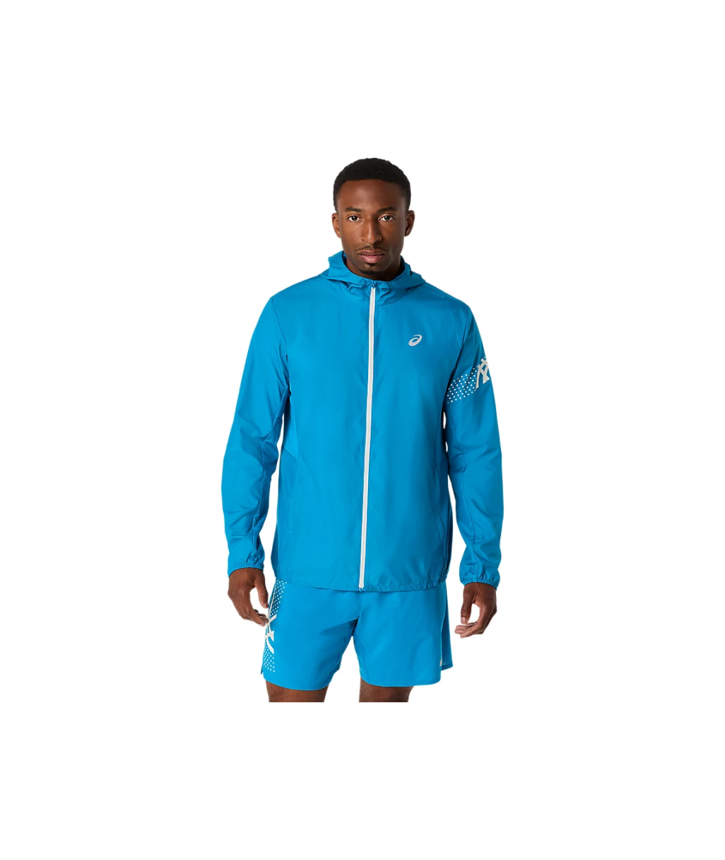 Вітровка ASICS ICON JACKET AEGEAN BLUE/CREAM 2011D456-400