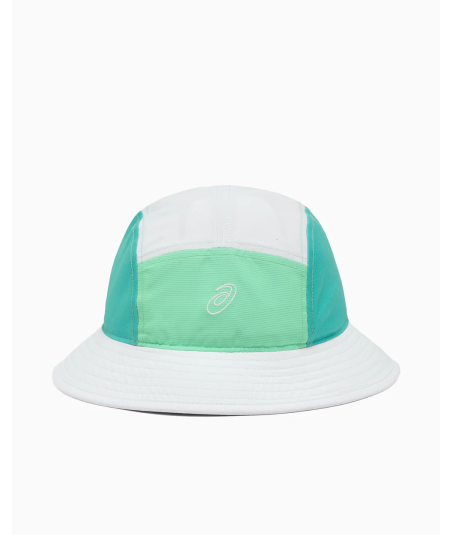 Панама ASICS PERFORMANCE RUNNING BUCKET HAT CREAM/VITAL GREEN 3013B332-100