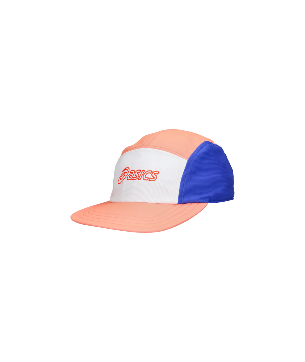 Кепка ASICS PERFORMANCE RUNNING 5 PANEL CAP SUN CORAL/BRILLIANT WHITE 3013B331-700