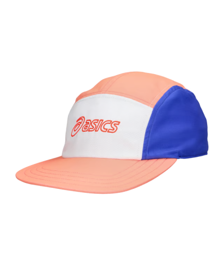 Кепка ASICS PERFORMANCE RUNNING 5 PANEL CAP SUN CORAL/BRILLIANT WHITE 3013B331-700