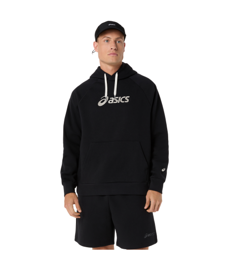 Кенгуру ASICS LOGO FLEECE RELAXED PO HOODIE PERFORMANCE BLACK 2031F327-001