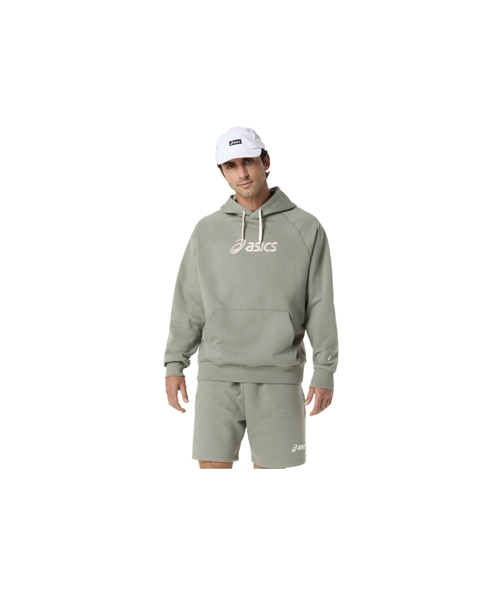 Кенгуру ASICS LOGO FLEECE RELAXED PO HOODIE LICHEN GREEN 2031F327-300