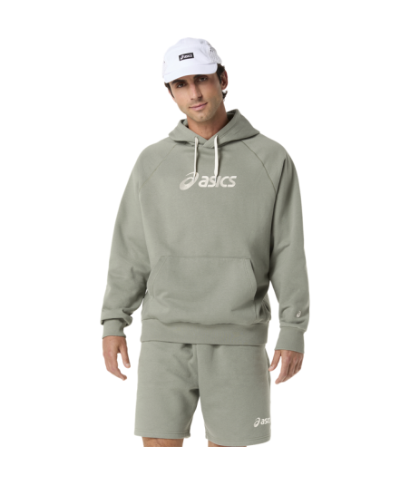 Кенгуру ASICS LOGO FLEECE RELAXED PO HOODIE LICHEN GREEN 2031F327-300