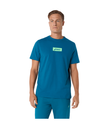 Футболка ASICS CHEST LOGO TEE DARK TEAL 2031F333-400