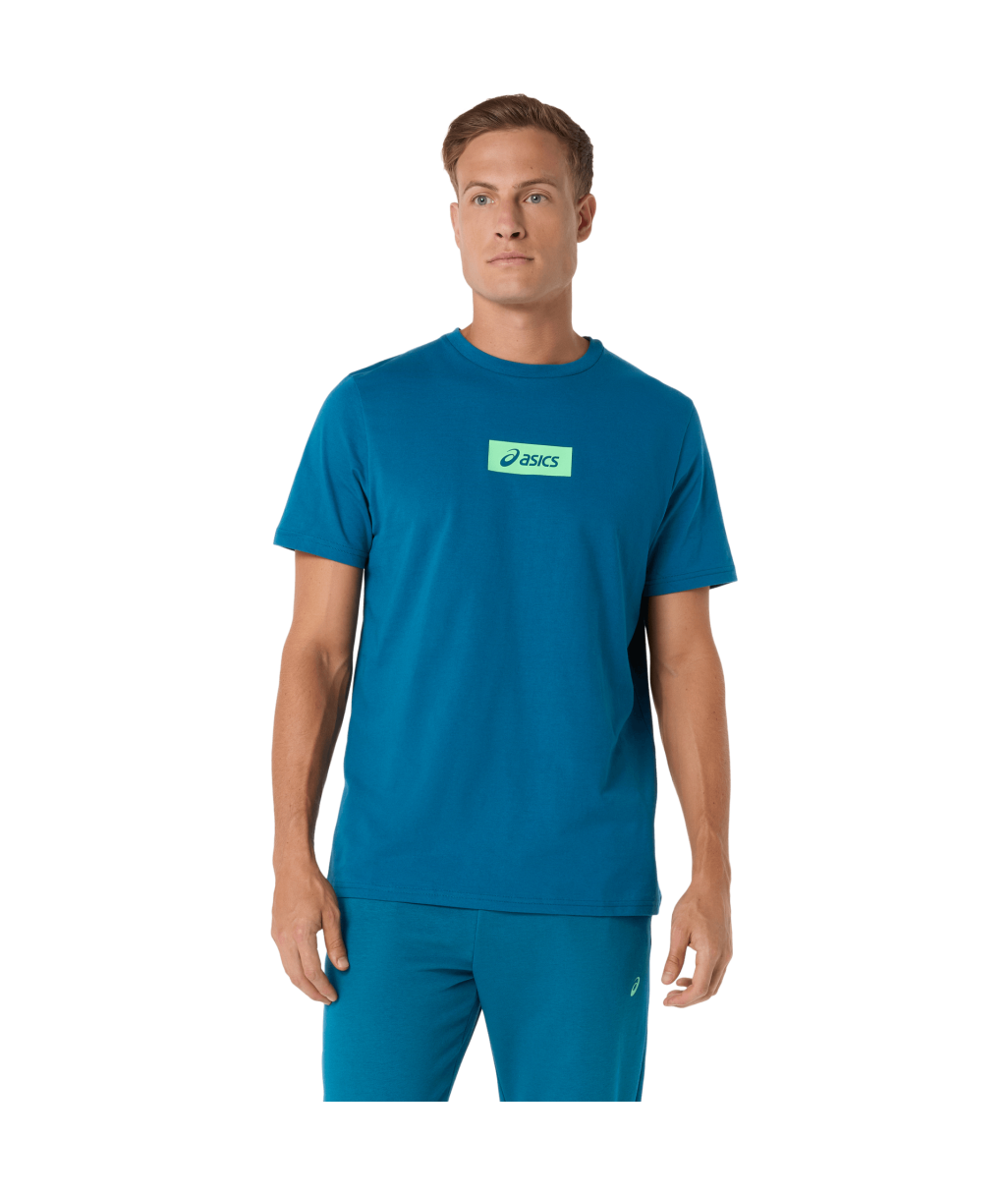 Футболка ASICS CHEST LOGO TEE DARK TEAL 2031F333-400